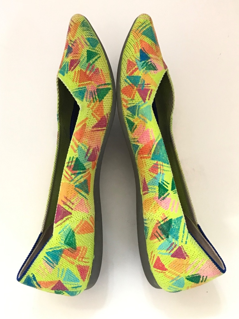 ROTHY’S Custom Colorful The Point Women’s Pointed Toe Flat Size 8.5 - Picture 6 of 16